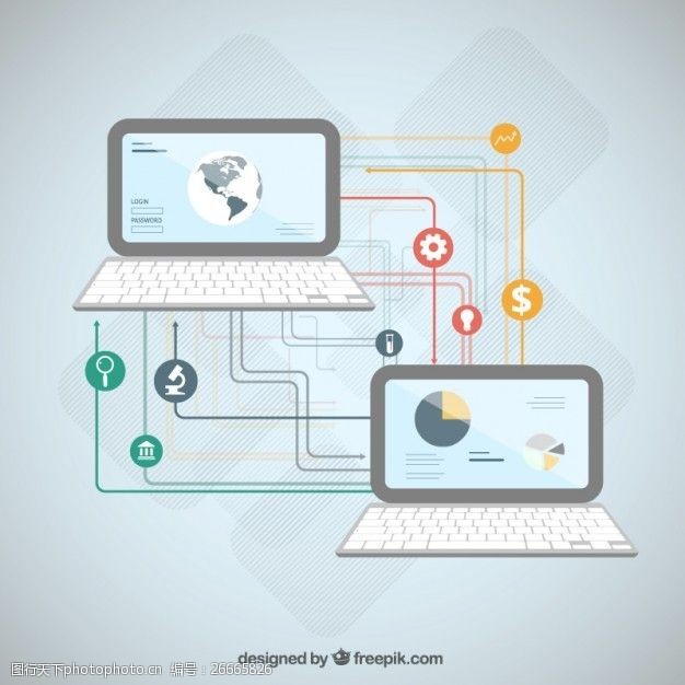 計算機信息網絡的設計 技術藍圖與視覺表達